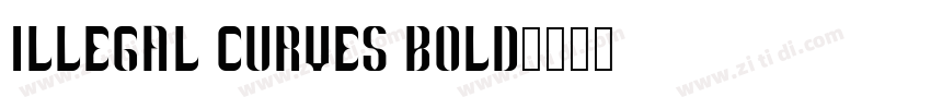 Illegal Curves Bold字体转换